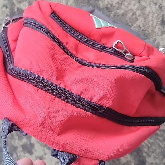 Adidas Pink and Gray Men's Backpack - Picture 3 of 8